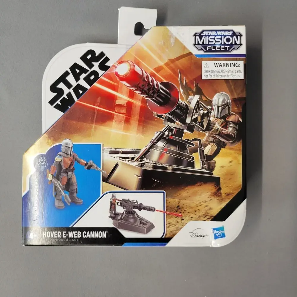 Star Wars Mission Fleet The‎ Mandalorian Hover E-Web Cannon Hasbro Toy Boxed